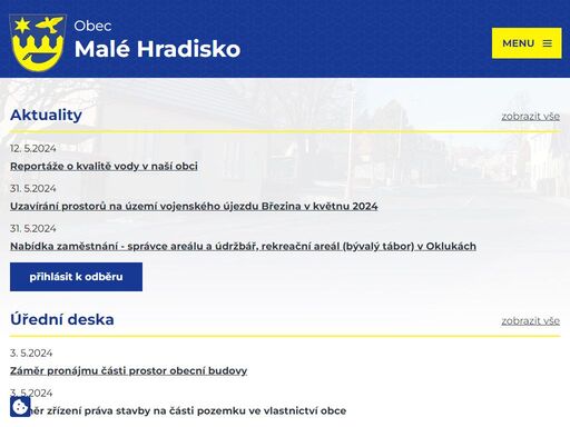 www.malehradisko.cz