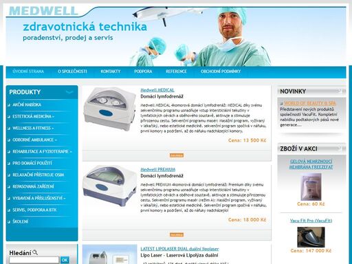 prodej a servis přístrojů lékařské a estetické medicíny.
