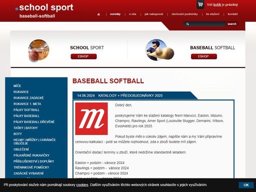 máme pro vás zajímavé novinky z našeho webu baseball softball.