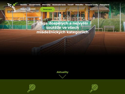 tenisový klub tc brno byl založen na konci roku 2002. v současné době patří mezi nejúspěšnější kluby čr. potvrzují to zisky medailí na mistrovstvích české republiky družstev a jednotlivců, žebříčková postavení našich nejlepších hráčů i jejich výsledky na