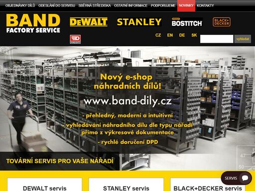 bandservis - největší autorizované servisní středisko v čr