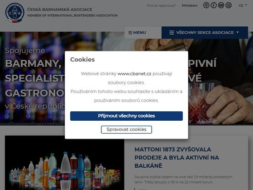 oficiální stránky české barmanské asociace