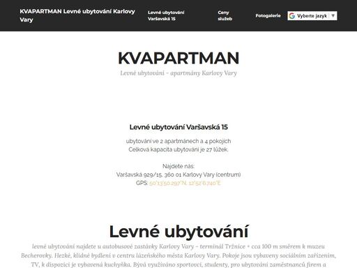 www.kvapartman.cz