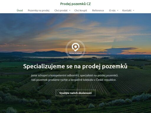 jsme schopní a kompetentní odborníci, specialisté na prodej pozemků. váš pozemek prodáme rychle a bezpečně kdekoliv v české republice.