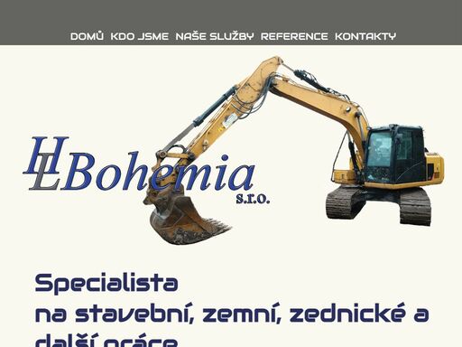 hl bohemia s.r.o. - stavební fimra působící převážně v karlovarském kraji, provádíme stavební práce, zemní práce, zednické a další práce