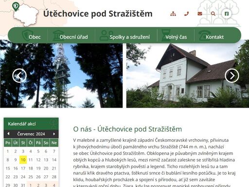 oficiální stránky obce útěchovice pod stražištěm