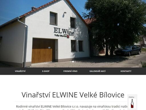 vinařství elwine velké bílovice - kvalitní moravská vína z velkých bílovic.