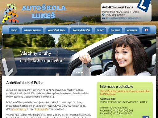 www.autoskolalukes.cz