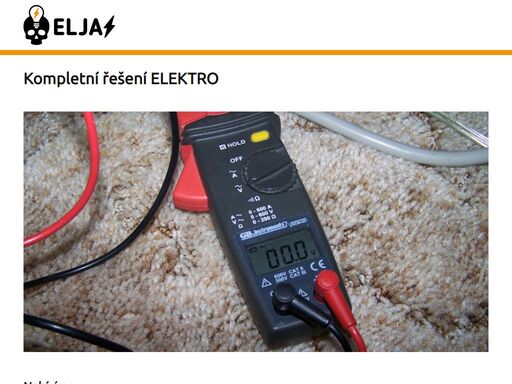 eljas - kompletní řešení elektro