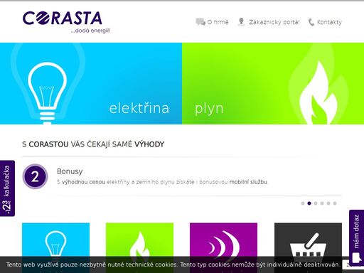corasta - obchodník s energiemi. pomůžeme vám ušetřit za elektřinu a plyn!