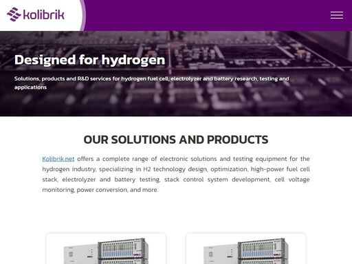we provide electronic solutions, products and r&d services for hydrogen fuel cell research, testing and applications.
