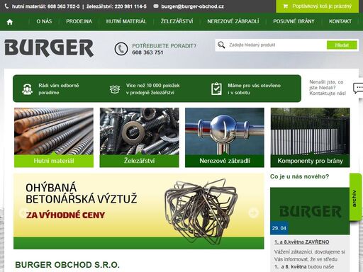 www.burger-obchod.cz