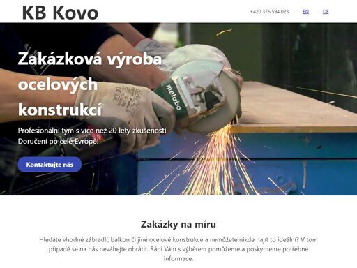 kb kovo je česká firma zaměřující se na zábradlí a kovovýrobu obecně s více než 20 let zkušeností získaných z projektů pro zákazníci po celém světě.
