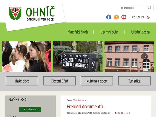oficiální stránky obce ohníč a místních částí křemýž a dolánky v okrese teplice