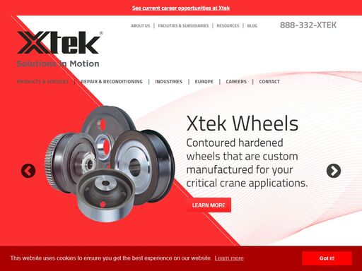 xtek provides engineering and metallurgical expertise with quality machining capabilities, to solve tough power transmission and material handling problems.