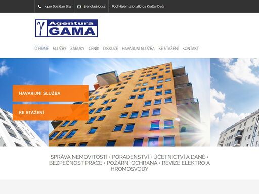 agentura gama - správa nemovitostí