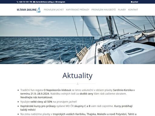 www.vltava-sailing.cz