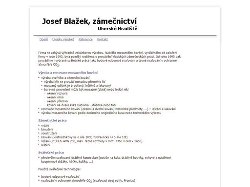 www.zamecnictvi-blazek.cz