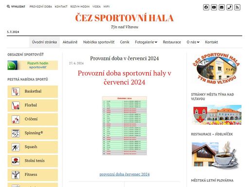 www.sportovnihala.cz