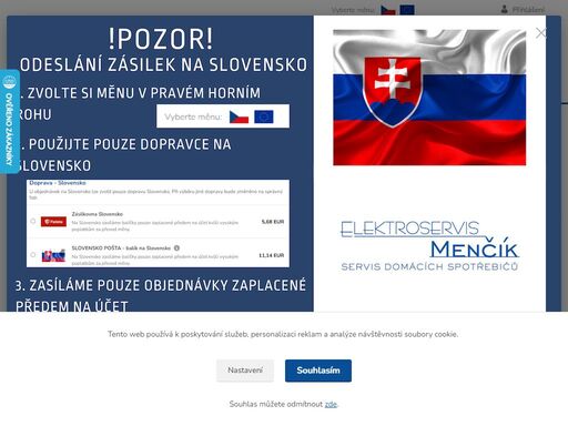 www.elektroservismencik.cz