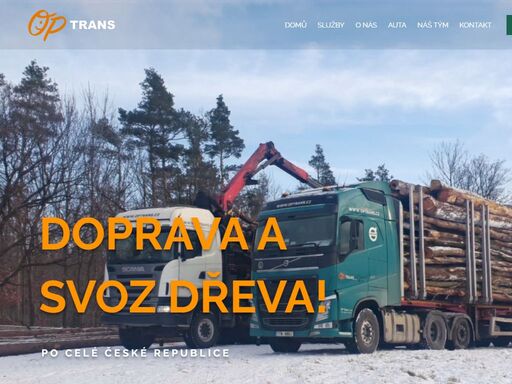 v op trans se specializujeme na následující služby: doprava dřeva, svoz dřeva z lesa a vagónování dřeva. vozíme dřevo po celé české republice.