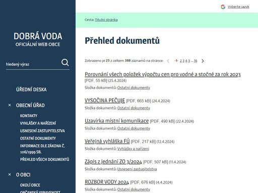 www.obec-dobra-voda.cz