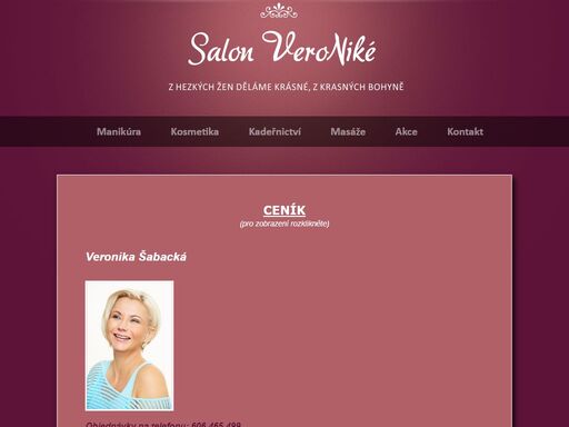 www.salonveronike.cz