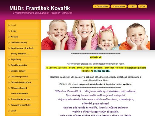www.detskylekar-kovarik.cz