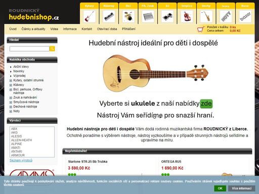 www.hudebnishop.cz