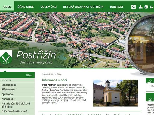 www.obecpostrizin.cz