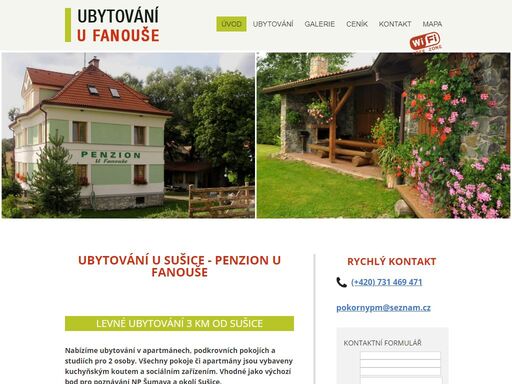 www.ubytovaninasumave.com