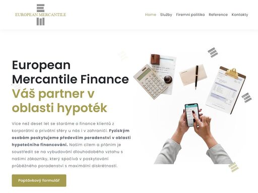 european mercantile finance s.r.o. váš partner v oblasti investic