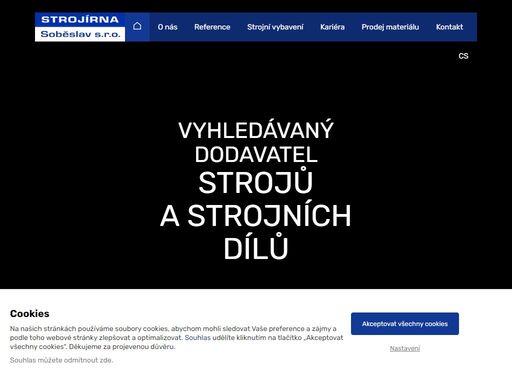 www.strojirnasobeslav.cz