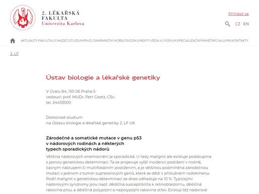www.lf2.cuni.cz/ustav-biologie-a-lekarske-genetiky