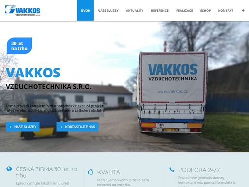 firma vakkos s.r.o. zabývající se výrobou a dodávkou vzduchotechniky a chlazení pro jižní čechy. dále provádíme montáž a servis.