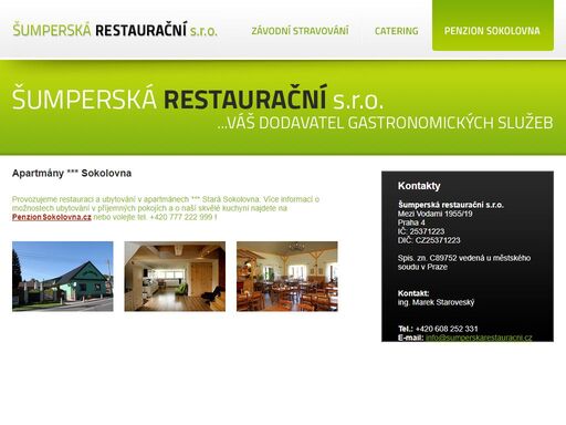 šumperská restaurační s.r.o.  - váš dodavatel gastronomických služeb