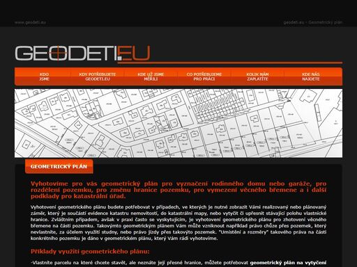geodeti.eu, geodeti, geodet, praha, praha východ, geodézie, zaměření pozemku, vytyčení, geodetická firma, zeměměřiči, geodetické práce