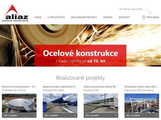 společnost aliaz - ocelové konstrukce s.r.o. hlavní činností je výroba atypických ocelových konstrukcí se zvláštním zaměřením na výrobní a sportovní objekty, autosalony, logistická centra a nákupní zóny, a jiné.