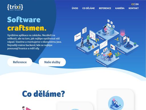vyrábíme aplikace na zakázku. nezáleží na
          velikosti, ale na tom, jak nejlépe vystihnout váš
          nápad.