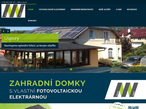 návrh a konzultace fotovoltaické elektrárny zdarma. optimalizace využití fve. vyřízení dotace nová zelená úsporám až 220 000,-kč. rychlá realizace. úspora provozních nákladů. přepis fotovoltaické elektrárny.
