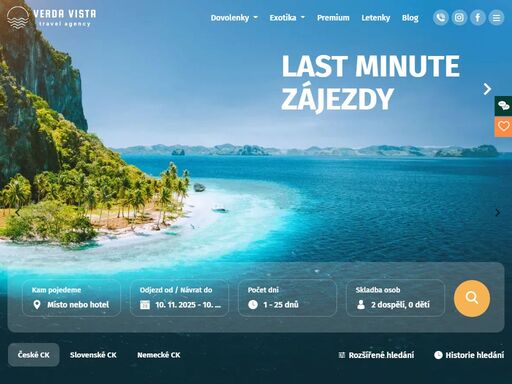 zájezdy, dovolená, last-minute