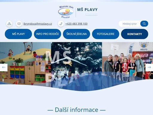 mateřská škola plavy