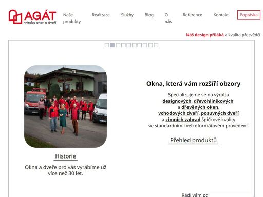 historie okna a dveře pro vás vyrábíme už více než 30 let. okna, která vám rozšíří obzory specializujeme se na výrobu designových, dřevohliníkových a dřevěných oken, vchodových dveří, posuvných dveří a zimních zahrad špičkové kvality ve standardním i velkoformátovém provedení. přehled produktů moderní technologie společně se zkušenostmi našich výrobních mistrů zaručí, že vám dodáme produkty té nejvyšší kvality. výroba