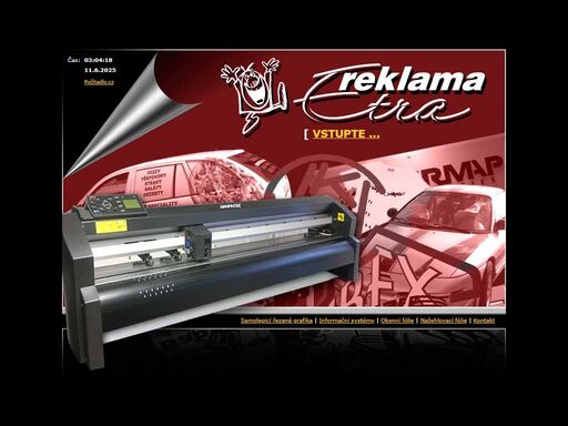 reklama etra vám nabízí služby v oblastech: samolepicí řezaná grafika, velkoplošná grafika, informační a orientační systémy a vizuální tunning automobilů