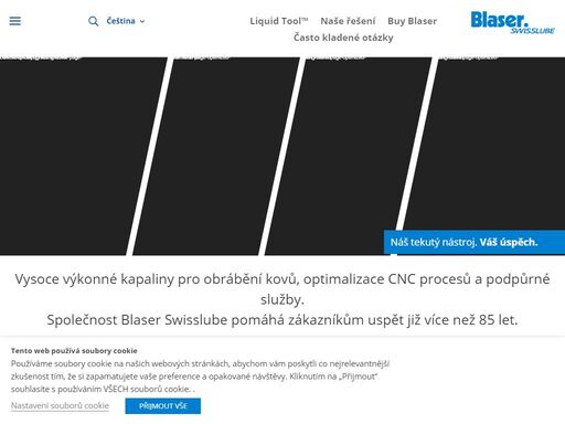 vysoce výkonné kapaliny pro obrábění kovů, optimalizace cnc procesů a podpůrné služby. společnost blaser swisslube pomáhá zákazníkům uspět již více než 85 let.