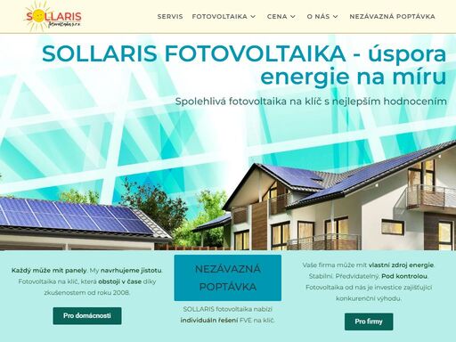spolehlivá fotovoltaika na klíč s baterií i bez baterie pro domácnosti, svj a firmy. 100% úspěšnost při vyřízení dotace nzú v maximální výši!