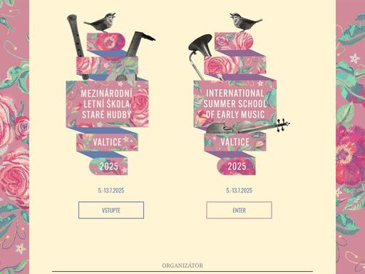 mezinárodní letní škola staré hudby / international summer school of early music – valtice