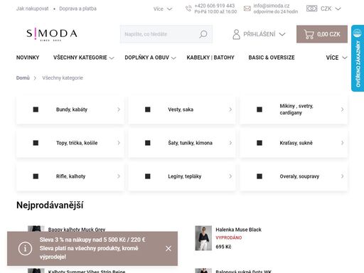 trendy móda simoda.cz | novinky