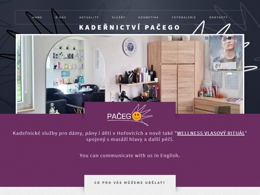 kadeřnictví pačego hořovice - kadeřnické služby v hořovicích pro dámy, pány i děti, proměny, vlasová kosmetika alcina