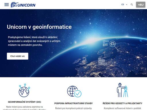 unicorn systems dodává špičkové geografické informační systémy (gis), systémy pro geodety a projektanty a software pro asset & facility management.